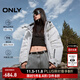 ONLY冬季90白鴨絨輕戶(hù)外三防短款連帽羽絨服女|124423021 S00 白色 S (160) 80A