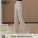 絲柏舍垂感松緊腰闊腿褲女2025秋裝新款時(shí)尚寬松簡(jiǎn)約休閑褲