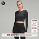 lululemon丨Ebb to Street 女士運動(dòng)長(cháng)袖 T 恤 LW3DZNS 黑色 XS /4