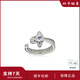 VVIENNE WESTLOCK西太后土星造型 開口戒方晶鋯石戒指女款生日表白禮物送女友老婆 土星開口戒 S