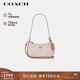 蔻馳（COACH）【品牌直供】女士TERI手提單肩斜挎新月包拼色CW323