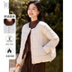 初申秋冬棉服女時(shí)尚百搭圓領(lǐng)單穿內搭輕薄棉衣外套S54F056