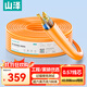 山澤超六類(lèi)非屏蔽網(wǎng)線(xiàn)【0.57±0.008mm純銅芯】CAT6A類(lèi)萬(wàn)兆高速 工程家裝網(wǎng)絡(luò )監控POE箱線(xiàn)100米 U6A100