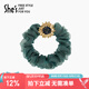 She's茜子頭飾梵高向日葵手工釘珠仿水晶發(fā)圈時(shí)尚頭花生日禮物送女友