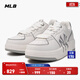 MLB官方 虞書(shū)欣同款復古韓系學(xué)長(cháng)鞋時(shí)尚厚底低幫休閑鞋春夏SXCLB 紐約洋基隊/銀色 36.5 （拍大0.5碼）
