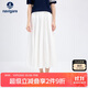 Navigare意大利小帆船女戶(hù)外防曬半身裙純色休閑A字裙2312875510 白 L 