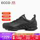 ECCO愛(ài)步男鞋春季時(shí)尚運動(dòng)鞋低幫輕便跑鞋老爹鞋健步探索802834【現貨 黑色802834-01001 43
