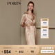PORTS寶姿女裝長袖長風(fēng)衣SN9T004JWA003 黃金沙 L (8)