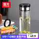 富光尚宇系列單層悶茶玻璃杯 男女士水杯高硼硅玻璃杯子泡茶杯800ml