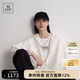 Marc O'Polo/MOP  【明星同款】25秋季新款時(shí)尚設計感白色寬松連帽夾克外套女 白色100 XS
