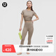 lululemon丨Groove女士運動(dòng)高腰羅紋拼接緊身褲 24