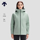 迪桑特（DESCENTE）女士防風(fēng)防水透沖鋒衣 抓絨內膽三合一3L兩件套 TQ-藍綠色 L (170/88A)