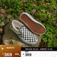 VANS范斯官方 經(jīng)典款Slip-On經(jīng)典一腳蹬鞋帆布鞋 黑白棋盤格  37 