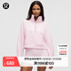lululemon丨Scuba 女士超寬松款煙囪領(lǐng)衛衣 LW3IFSS 喜悅粉 M /L