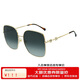 古馳（GUCCI）墨鏡女鹿晗倪妮同款馬銜扣蔡文靜太陽(yáng)鏡防紫外線(xiàn)GG0879S 001 61 