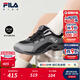 FILA斐樂(lè )兒童童鞋運動(dòng)鞋2025秋季新款男女中大童跑鞋戶(hù)外鞋靈鹿 城堡灰/黑-CB 38 內長(cháng)23.5cm