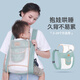 心楠背帶新生嬰兒抱帶安全孩子兒童寶寶斜挎抱多功能抱娃月子輕便 薄荷綠