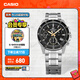卡西歐（CASIO） EDIFICE EFV-540商務(wù)時(shí)尚男士表 通勤百搭石英男士手表 EFV-540D-1A9VUPR100米防水