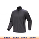 始祖鳥(niǎo)（ARC'TERYX）COVERT CARDIGAN 高性能針織立領(lǐng)抓絨夾克外套 男款 黑色ll/Black Heather ll L