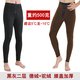 四季牡丹保暖褲男士秋冬加絨加厚駝絨褲高腰修身貼身內穿德絨舒適透氣棉褲 黑灰二層 棉面德絨 92Y0528 XL （130-150斤）