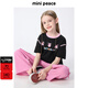 MiniPeace太平鳥(niǎo)童裝夏新女童短袖T恤FBCNF2120 烏黑 160cm