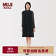 無(wú)印良品（MUJI）女式木棉混燈芯絨背帶裙女裝連衣裙裙子25年秋季BC2OBC5A 黑色 L (165/88A)