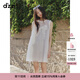 DZZIT地素連衣裙2025夏季新款網(wǎng)紗蕾絲款立體蝴蝶裙子女3J2O3269B 米白色 XS