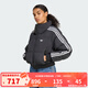 阿迪達斯 （adidas）三葉草女裝2025冬外套女防寒保暖戶(hù)外運動(dòng)休閑短款寬松面包服棉服 JX2970 S