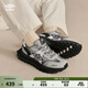 茵寶（Umbro）[羅一舟同款]官方飛船鞋復古休閑鞋男鞋運動(dòng)鞋厚底女鞋 經(jīng)典灰/瑪瑙黑（男女同款） 42