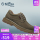金利來(lái)（goldlion）男鞋時(shí)尚個(gè)性擦色休閑鞋舒適耐磨工裝鞋54623005546A-卡其色-41碼