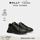 BALLY巴利【尊享折扣】拼色牛皮革男士休閑鞋6310980 黑色/紫紅色 40