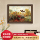 奇瓦麗梵高莫奈風(fēng)景油畫(huà)裝飾畫(huà)美式餐廳背景墻掛畫(huà)客廳玄關(guān)壁畫(huà)高級感 K款莫奈玫瑰莊園【熱賣(mài)】 復古棕框-高質(zhì)肌理畫(huà) 40*60cm【推薦墻面寬度80-90cm】