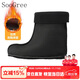 SooGree男士冬季中筒雨鞋棉套加絨保暖雨鞋防寒內膽雨靴絨套水鞋棉襪