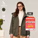 哈吉斯（HAZZYS）女裝 春秋款女士【PHIZ系列】連帽夾克女ASVSU0BCX15 卡其色KK XL (170/92A 42)