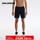 薩洛蒙（Salomon）男款 戶(hù)外運動(dòng)休閑舒適透氣短褲 SHKOUT C 2IN1 SHTS 7'' 深黑色C24541 L