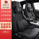 五福金牛專(zhuān)車(chē)定制真皮汽車(chē)座套全包圍汽車(chē)座墊座椅套適奧迪寶馬 真皮高配版【記憶棉套裝】傳奇黑