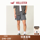 HOLLISTER25夏季新款美式復(fù)古街頭寬松工裝短褲男裝KI328-5096 深灰色 S (175/76A)