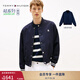 TOMMY HILFIGER25春夏新款男裝雙面穿美式復古運動(dòng)風(fēng)棒球服飛行員夾克外套 藏青色/藏青印花DW5 L （推薦：150-165斤）