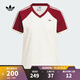 阿迪達斯 （adidas）Originals三葉草2025年女子V NECK TEE短袖T恤 KE6163 L