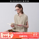 佐丹奴設計師款polo衫t恤女夏純棉翻領(lǐng)蝙蝠短袖寬松上衣18315902