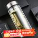 富光拾喜雙層玻璃杯男女商務(wù)防燙茶杯商務(wù)車(chē)載大容量辦公杯子800ml本色