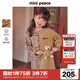 MiniPeace太平鳥(niǎo)童裝冬女童連衣裙F2FAD4A25 卡其色 110cm