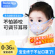 袋鼠醫生兒童口罩3d立體0-6個(gè)月嬰幼兒寶寶口罩6-12月10支透氣防塵沫秋冬
