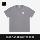 UNDEFEATED五條杠官方春季新品美式復古ICON經(jīng)典款LOGO短袖T恤 灰色 L