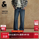 杰克·瓊斯（JACK&JONES） 男生2025年秋季款牛仔褲潮流時(shí)尚廓形褲子日常百搭長(cháng)褲225332109