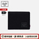 Herschel加拿大赫行25年新品黑標Roy短款男簡(jiǎn)約防盜刷錢(qián)包 純黑色