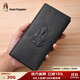 暇步士（Hush Puppies）錢(qián)包男士頭層牛皮真皮短款休閑簡(jiǎn)約錢(qián)包禮盒裝節七夕禮物送男友