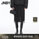 JNBY【商場(chǎng)同款】25秋新品半身裙女直筒網(wǎng)紗5P9D21140 001/本黑 L