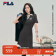 FILA 楊冪同款連衣裙|斐樂(lè )官方女裝2025夏季新款時(shí)尚涼感針織連衣裙 星艦灰-GY L 170/88A/L