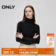 ONLY秋季舒適修身顯瘦螺紋高領(lǐng)毛衣針織衫女|124313004 H1Z 黑色 L (170) 88A